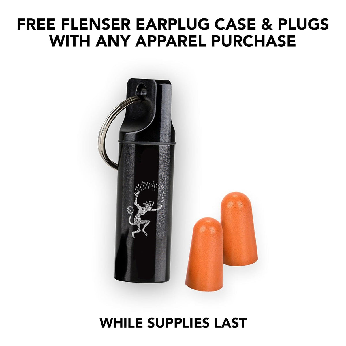 The Flenser Apparel The Flenser Earplug Case (Free with clothing purchase)