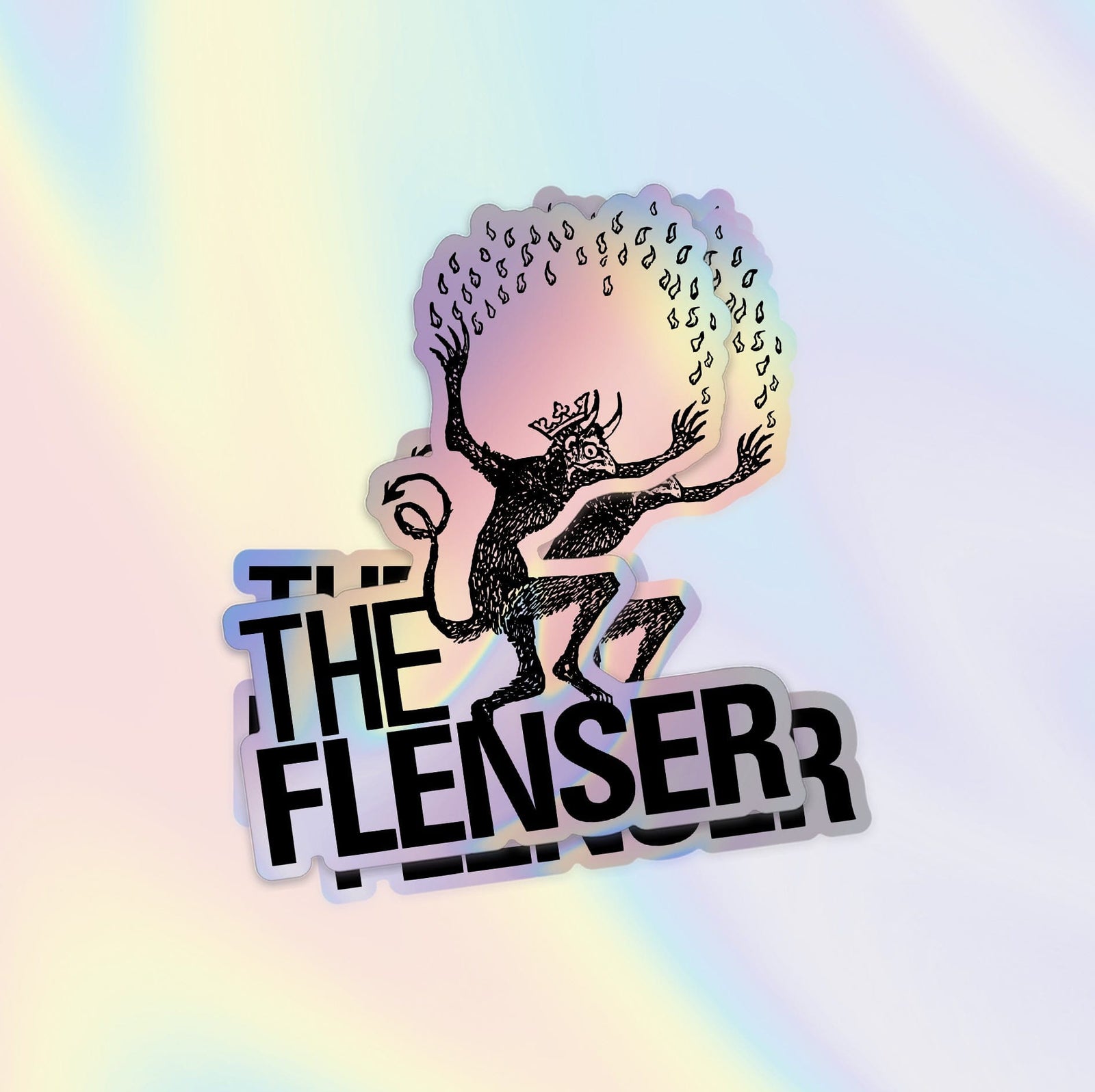 The Flenser Apparel The Flenser "Holographic Logo" Sticker