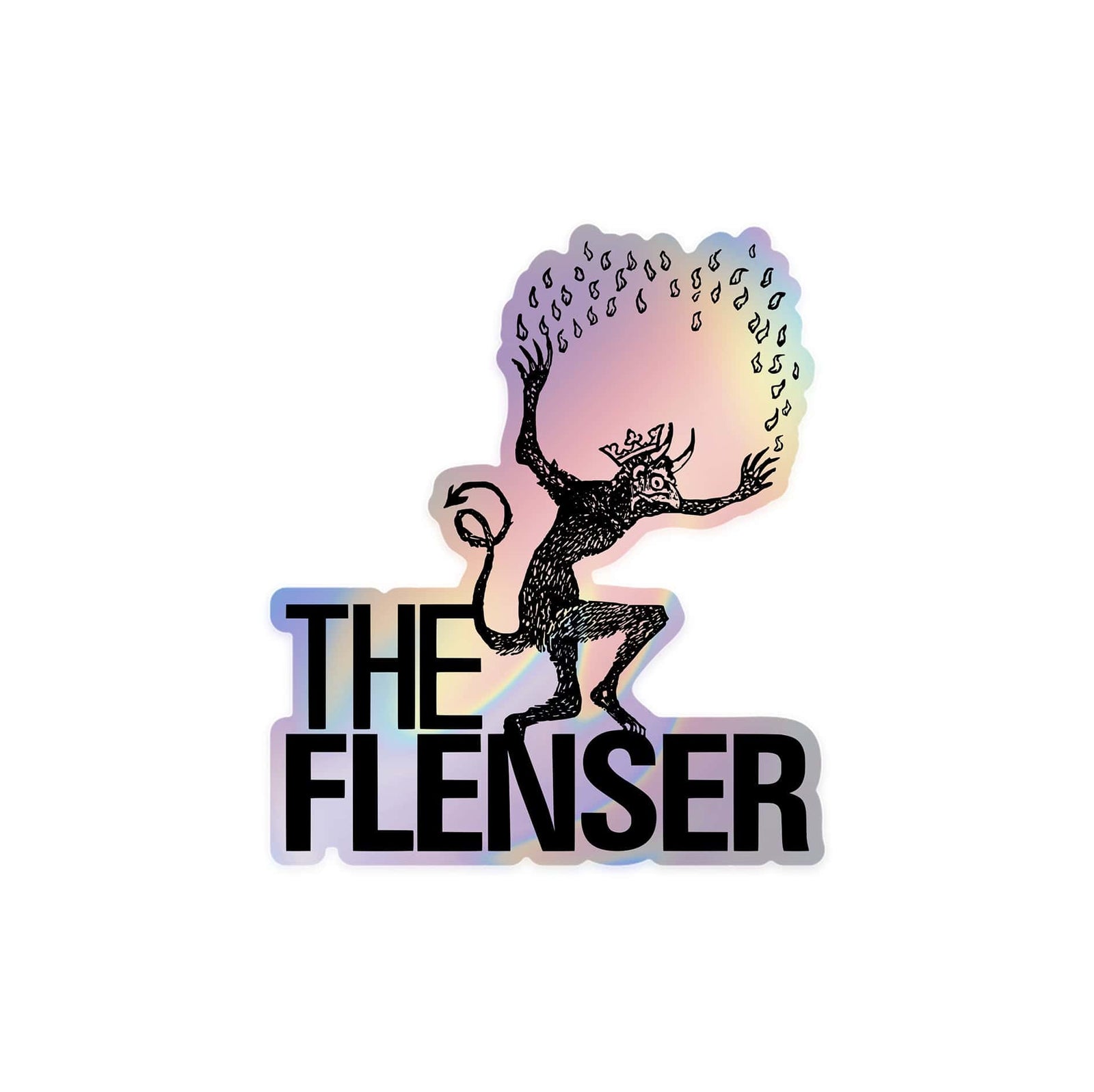 The Flenser Apparel The Flenser "Holographic Logo" Sticker