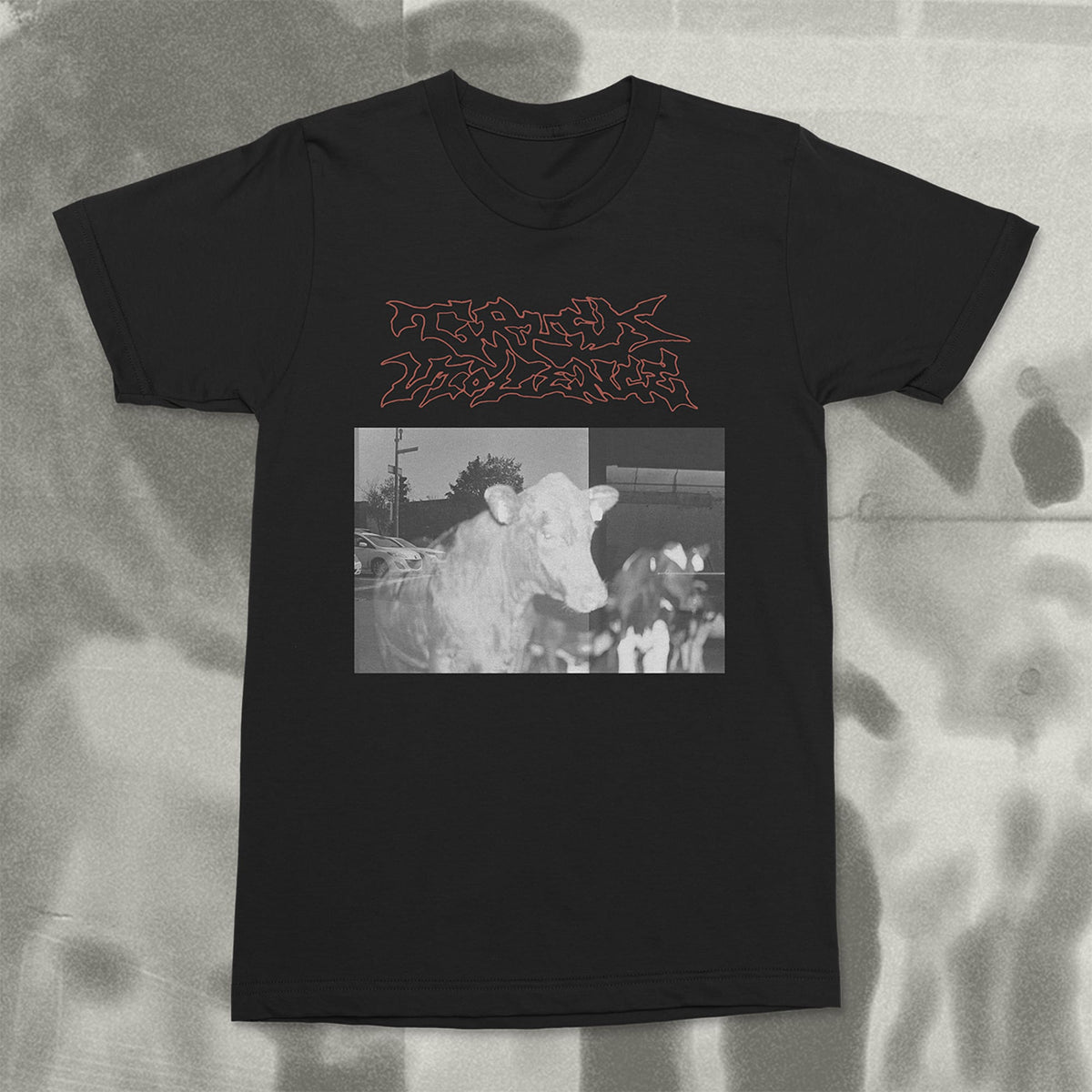 The Flenser Apparel Small Truck Violence "Cow" Shirt (pre-order)