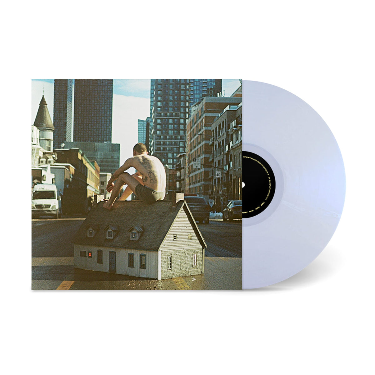 The Flenser Vinyl Iridescent White w/ Blue HB Blend Vinyl Truck Violence "The weathervane is my body" LP (pre-order)