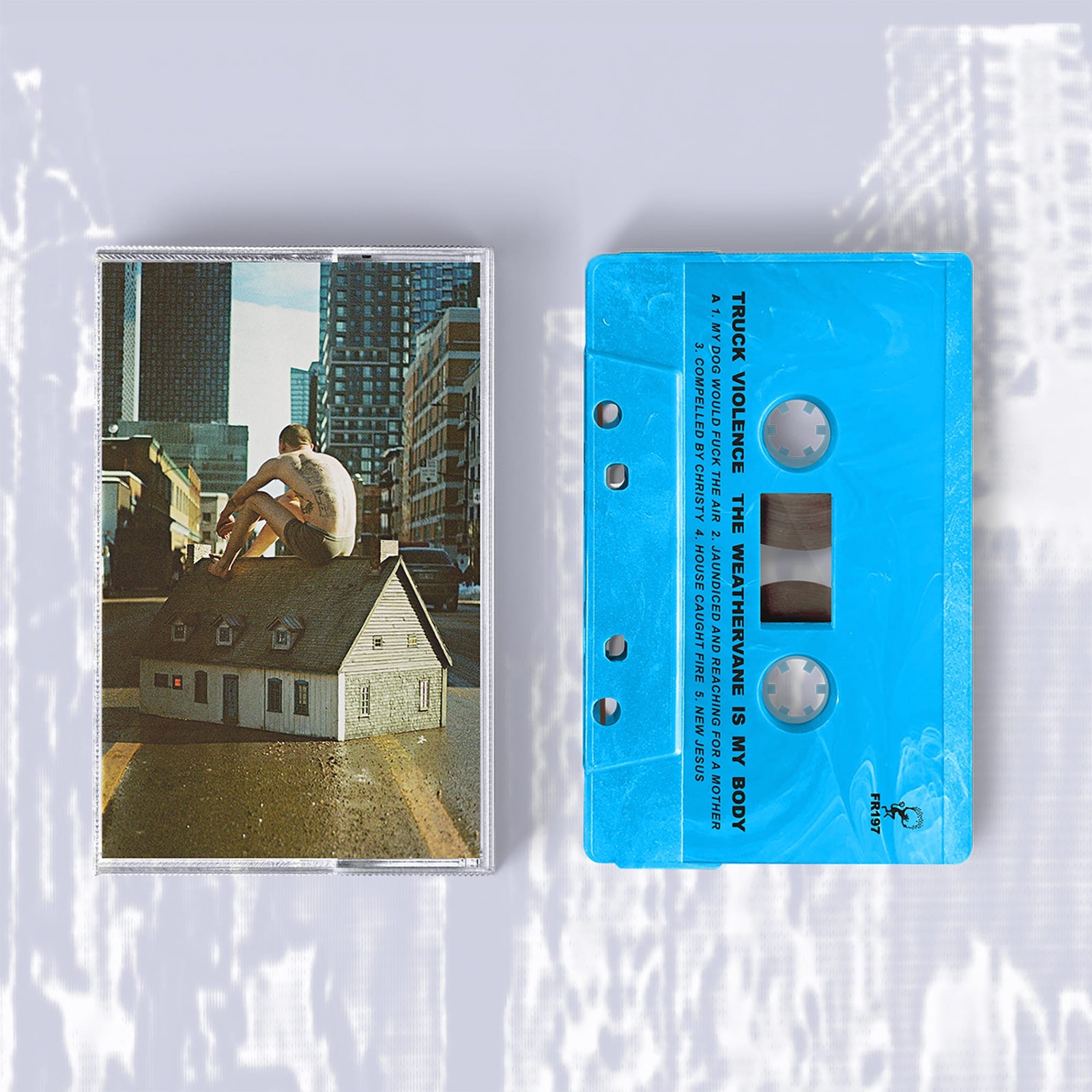 The Flenser Tapes Truck Violence "The weathervane is my body" Tape (pre-order)