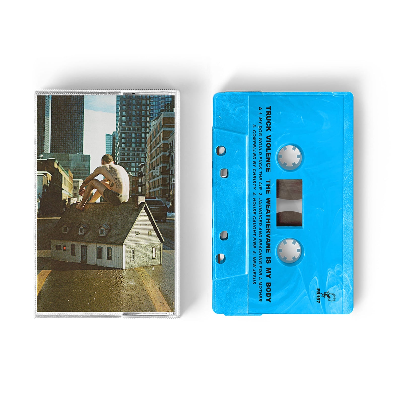 The Flenser Tapes Truck Violence "The weathervane is my body" Tape (pre-order)