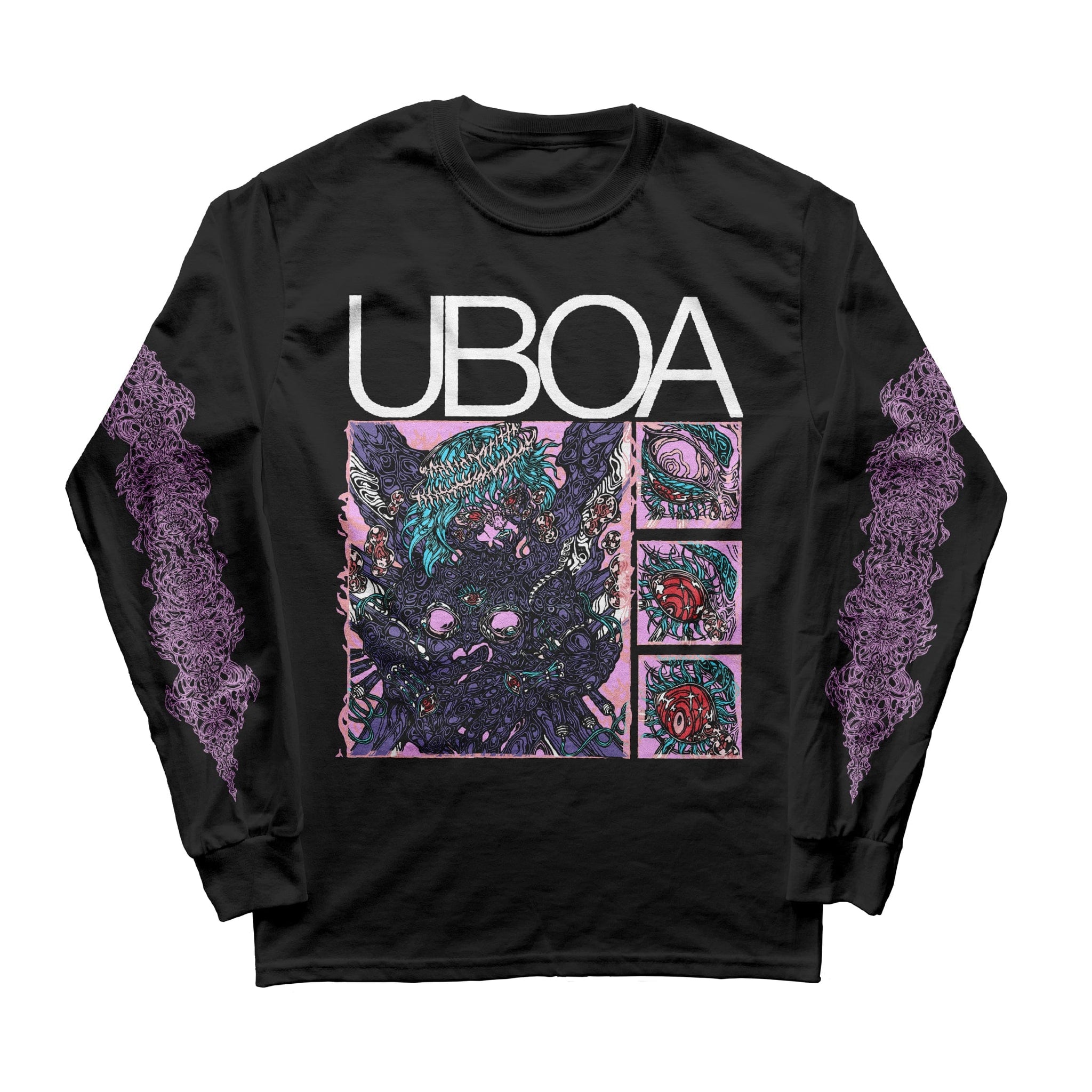 Urban Backwoods 'You Read My' Long Sleeve T-Shirt - Premium Heavy Cotton Tee - Photo-Realistic Print - Regular Fit