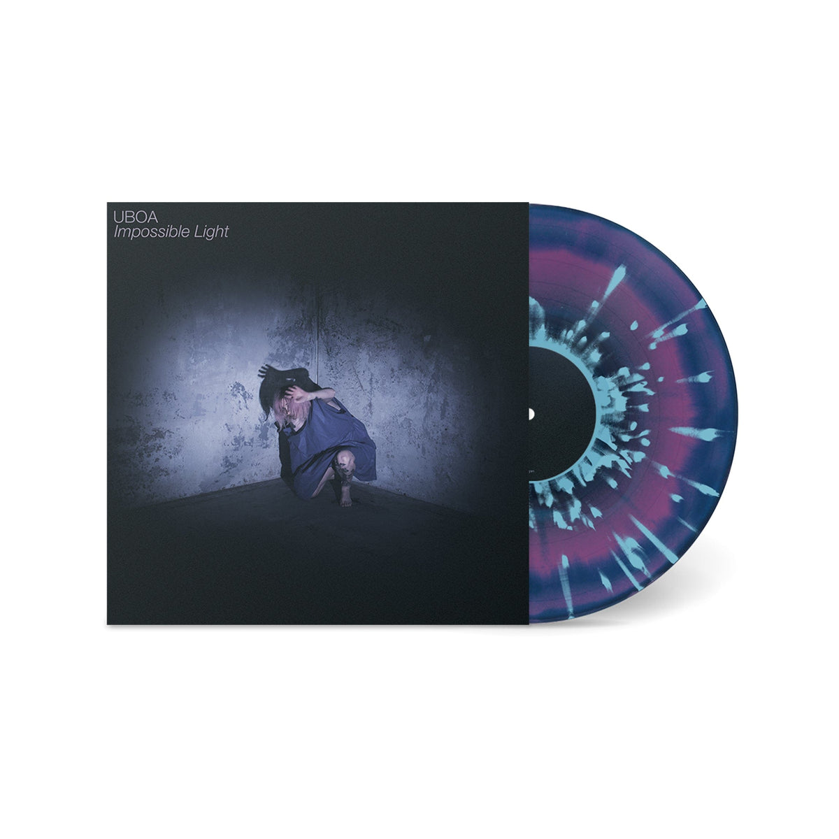 The Flenser Vinyl Purple and Sea Blue Merge with Baby Blue Splatter Vinyl Uboa &quot;Impossible Light&quot; LP (pre-order)