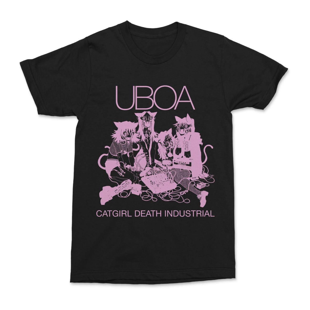 The Flenser Apparel Uboa "Pink Cat Girl" Shirt (pre-order)