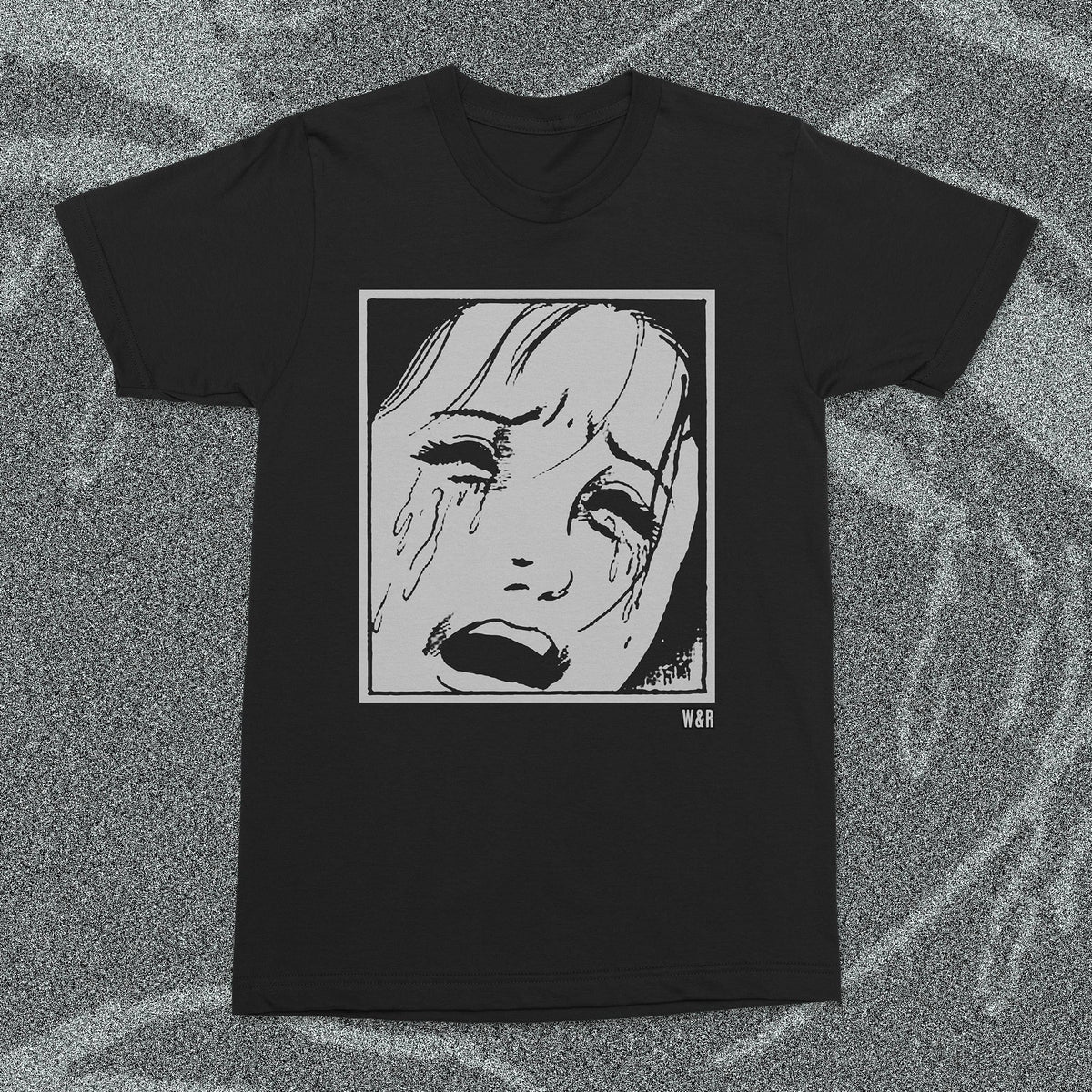 The Flenser Apparel Small Wreck and Reference &quot;Crying&quot; Shirt (pre-order)