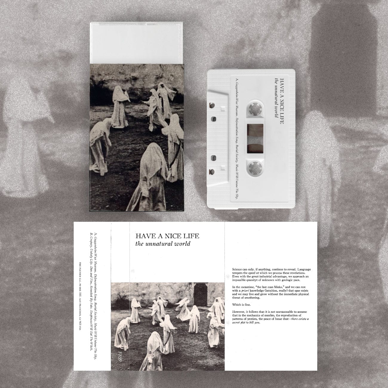 The Flenser Tapes Have a Nice Life "The Unnatural World" Tape