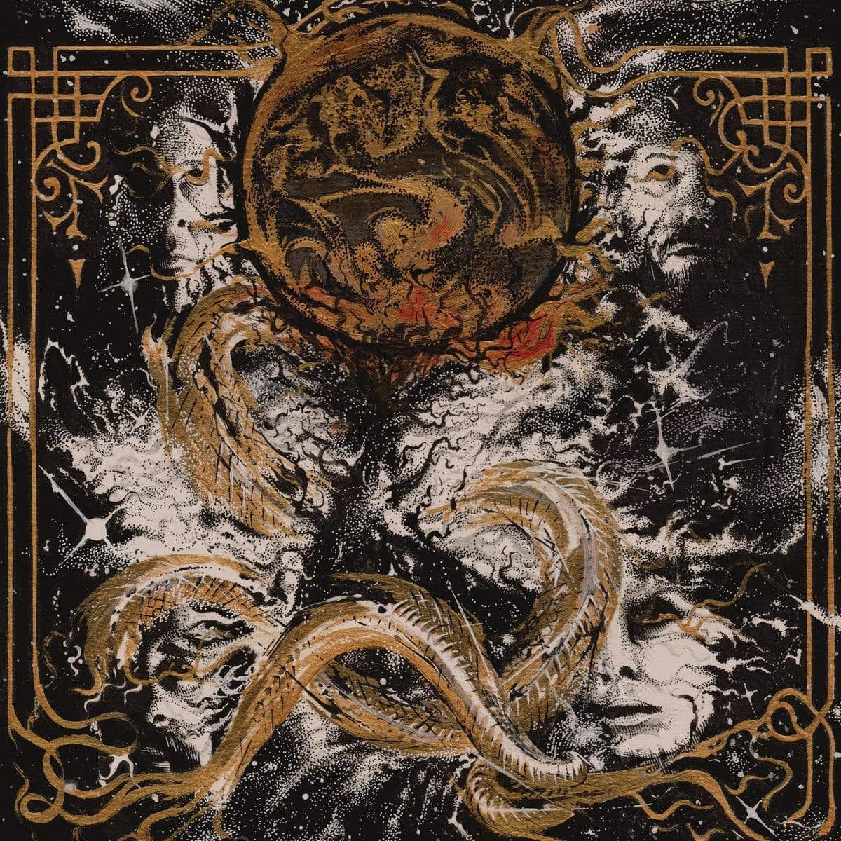 Relapse Records Vinyl Gold Spatter King Woman "Created in the Image of Suffering" LP