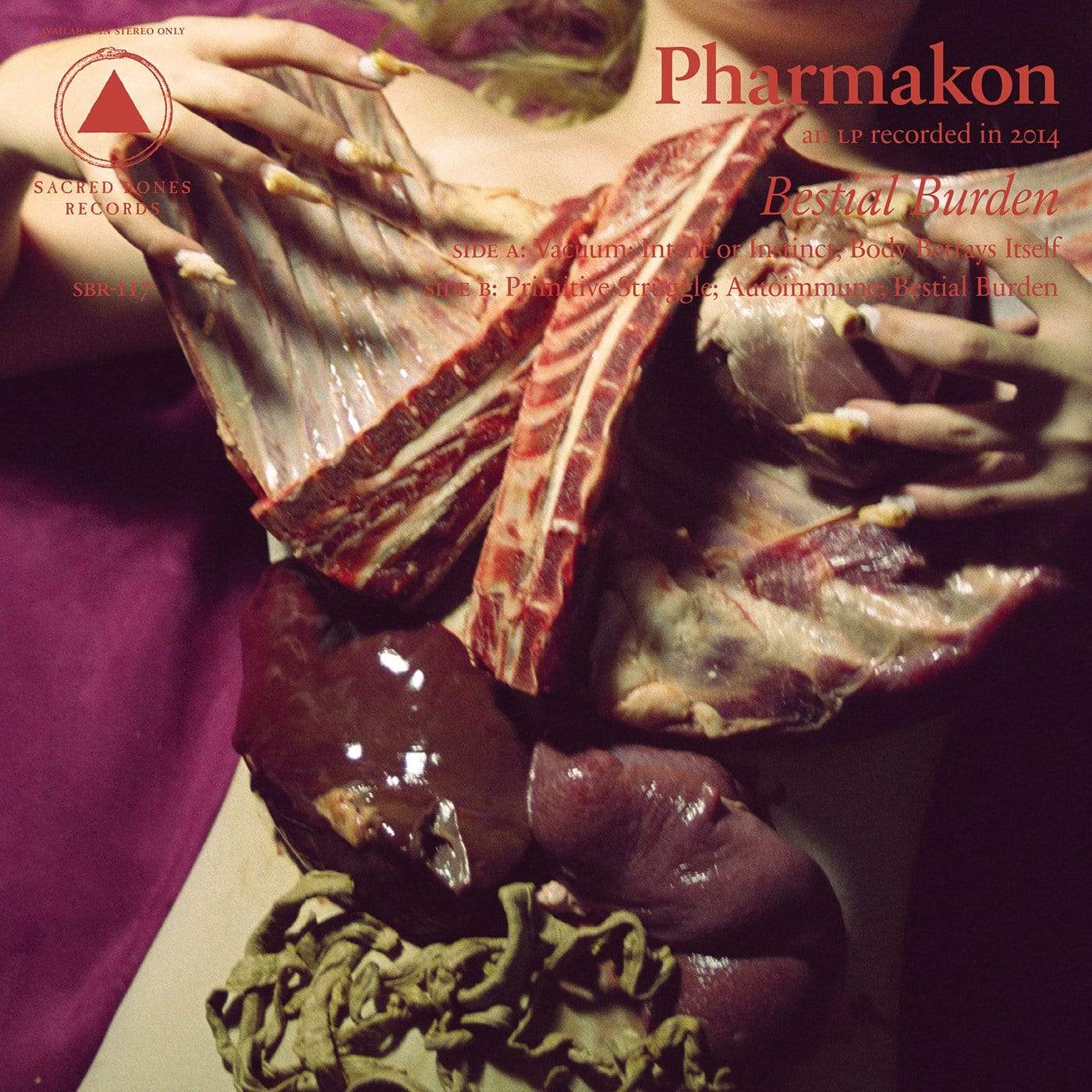 Sacred Bones CD Pharmakon "Bestial Burden" CD